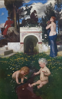 Vita somnium breve, (Life, a Short Dream), 1888. Creator: Arnold Bocklin.