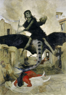 The Plague, 1898. Creator: Arnold Bocklin.