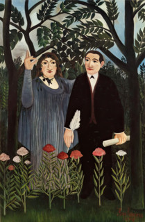 The Muse Inspiring the Poet, 1909. Creator: Henri Rousseau.
