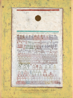 A Page from the Book of Towns, 1928. Creator: Paul Klee.