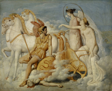 Venus, Injured by Diomedes, Returns to Olympus, 1805. Creator: Jean-Auguste-Dominique Ingres.