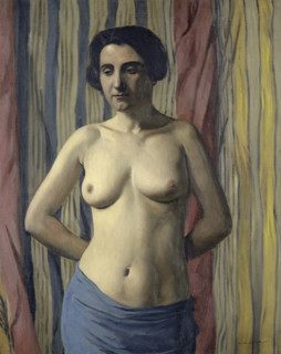 Nude with Blue Sash, 1922. Creator: Felix Vallotton.