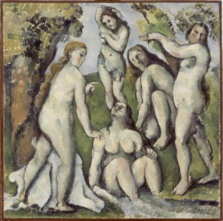 Cinq baigneuses (Five Bathers), 1886. Creator: Paul Cezanne.