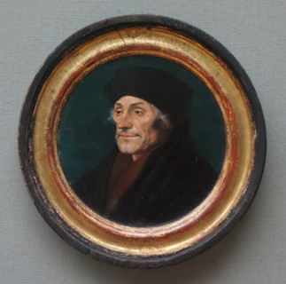 Round Portrait of Desiderius Erasmus, 1532. Creator: Hans Holbein the Younger.