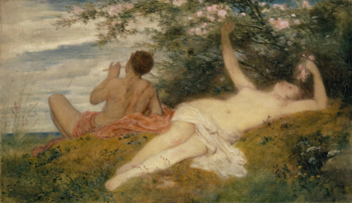 Spring, (sketch), 1862. Creator: Arnold Bocklin.