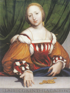 Lais of Corinth, 1526. Creator: Hans Holbein the Younger.