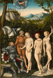 The judgements of Paris, 1528. Creator: Lucas Cranach the Elder.