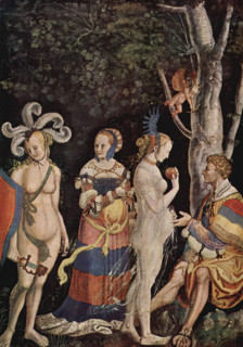 Judgement of Paris by Niklaus Manuel, 1517. Creator: Nicolas Manuel Deutsch.