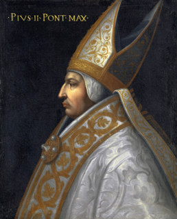 Portrait of Pope Pius II (Enea Silvio Piccolomini), 1686. Creator: Anon.