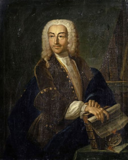 Portrait of Counsellor Carl Friedrich Drollinger, 1738. Creator: Johann Rudolf Huber.