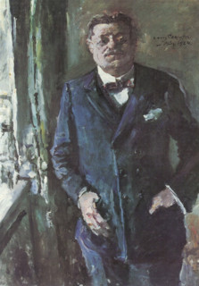 Portrait of the Reich President, Friedrich Ebert, 1924. Creator: Lovis Corinth.