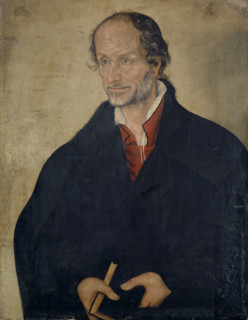 Portrait of Philipp Melanchthon, 1570. Creator: Lucas Cranach the Younger.