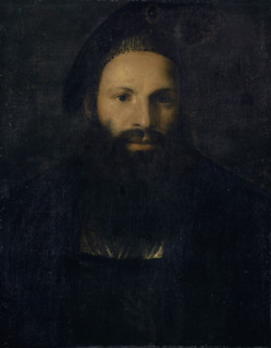 Portrait of Pietro Aretino, 1527. Creator: Titian.