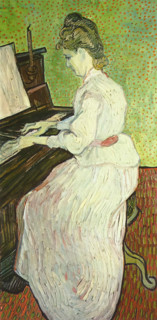 Marguerite Gachet at the Piano, 1890. Creator: Vincent van Gogh.