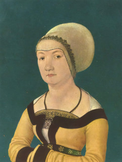 Portrait of a 34-year-old Woman, 1512. Creators: Hans Holbein the Elder, Ambrosius Holbein.