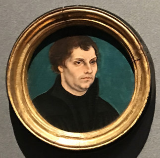 Round Portrait of Martin Luther, 1525. Creator: Lucas Cranach the Elder.