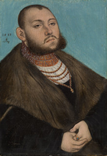 Portrait of Johann Friedrich I, the Magnanimous, Elector of Saxony, 1533. Creator: Lucas Cranach the Elder.