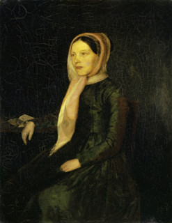 Portrait of Wilhelmine Wiggenhauser, (widowed Lippe-Rumpf), Aunt of the Artist, 1849. Creator: Arnold Bocklin.