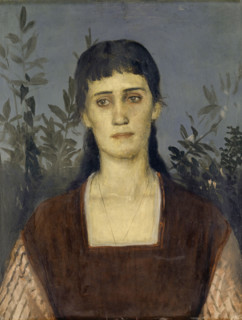 Portrait of Clara Böcklin, Eldest Daughter of the Artist, 1876. Creator: Arnold Bocklin.