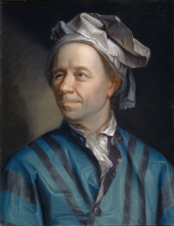 Portrait of Leonhard Euler (1707-1783). Creator: Emanuel Handmann.