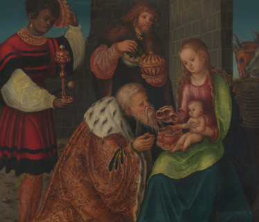 The Adoration of the Magi, 1520. Creator: Workshop of Lucas Cranach the Elder.