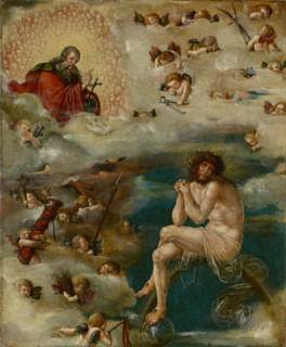 Christ as a mediator, 1515. Creator: Ambrosius Holbein.