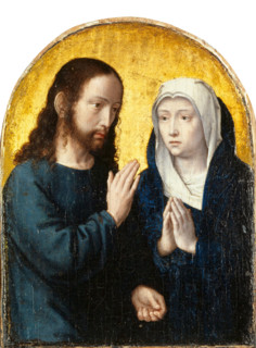 Christ bidding farewell to the Virgin, 1492. Creator: Gerard David.