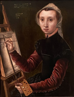 Self-Portrait of Catharina van Hemessen (Kunstmuseum Basel), 1548. Creator: Catharina van Hemessen.