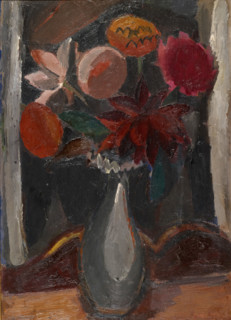 A Bunch of Dark Flowers, 1919. Creator: Gustave De Smet.