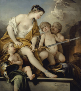 Venus and Cupids with the Arms of Mars, 1743. Creator: Carle van Loo.