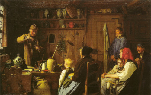 The Village Doctor, 1879. Creator: Albert Anker.