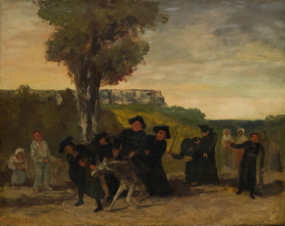 The Return from the Meeting, 1863. Creator: Gustave Courbet.