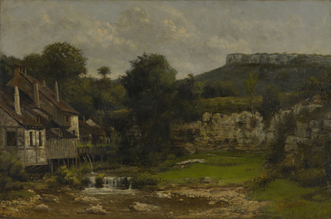The Mill at the Loue, 1872. Creators: Gustave Courbet, Cherubino Pata.