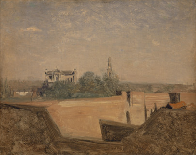 The ruins of Arras, 1852. Creator: Jean-Baptiste-Camille Corot.