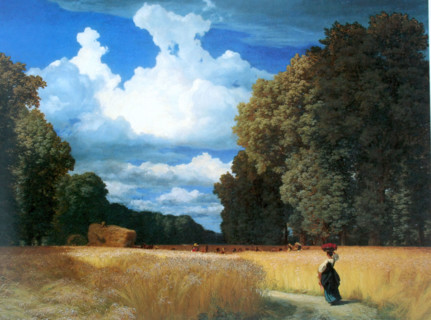 The harvest, 1860. Creator: Robert Zund.