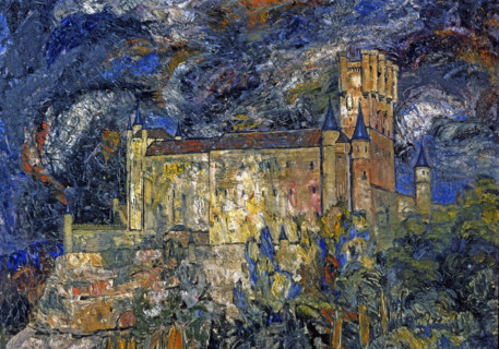 'Alcazar of Segovia', c1925.  Creator: Ignacio Zuloaga.