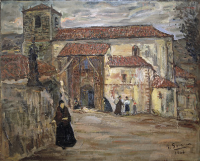 'Village Church', 1906. Creator: José Gutiérrez Solana.