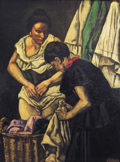 'Las Lavanderas', 1931. Creator: José Gutiérrez Solana.