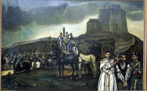 'Garrote vil', 1931.  Creator: José Gutiérrez Solana.