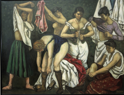 'Women undressing', 1933.  Creator: José Gutiérrez Solana.