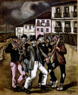 'Mascaras vinateras', 1938.  Creator: José Gutiérrez Solana.