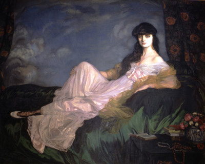 'Portrait of Countess Mathieu de Noailles', 1913. Creator: Ignacio Zuloaga.