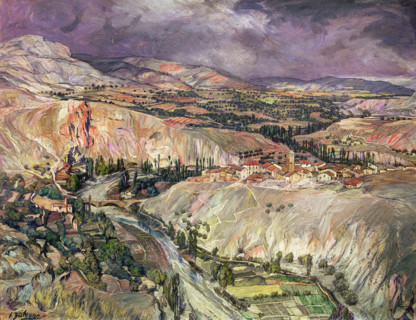 'Landscape of Navarre', c1939?  Creator: Ignacio Zuloaga.