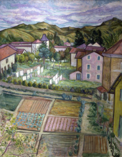 'Paisaje de Hendaya', late 19th-early 20th century. Creator: Juan de Echevarria.