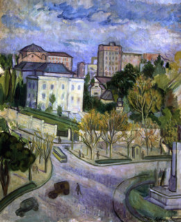 'Plaza del Castelar, Madrid', 1910.  Creator: Juan de Echevarria.