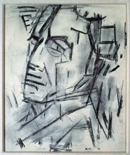 Self-portrait, c1913. Creator: Piet Mondrian.