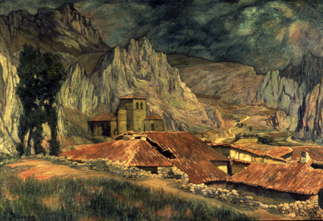 'Pancorbo', 1917. Creator: Ignacio Zuloaga.