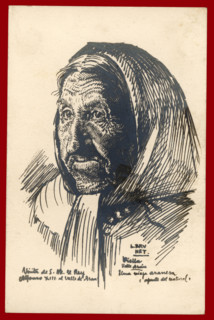 Postcard - local woman, Viella, Aran Valley, Catalunya, 1920s.  Creator: Llorenç Brunet Torroll.