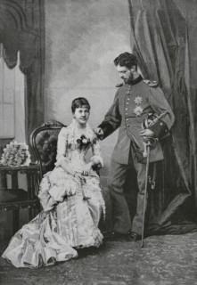Infanta Maria de la Paz and her future husband, the Prince of Bavaria, 22 February 1883. Creator: Arturo Carretero y Sánchez.