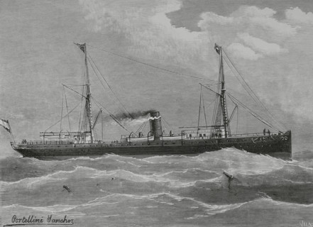 Marina Mercante española, (Spanish Merchant Navy), 1883. Creator: Eugenio Vela.